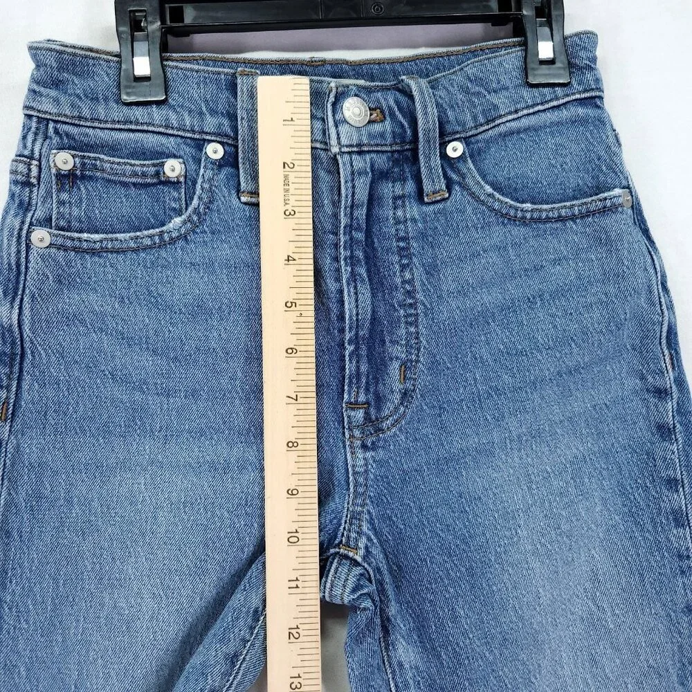 Madewell The Perfect Vintage Jeans Women's Size 23 Straight Leg - Picture 4 of 14